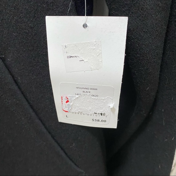 Hurley Palm Tree Logo Black Fleeced Lined Zip Up Hoodie NWT - Picture 14 of 14